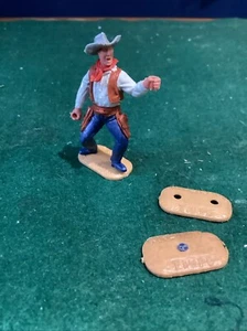 Tempo GT Britain Kunststoff Cowboy und 2 Ersatzbasen - Bild 1 von 6
