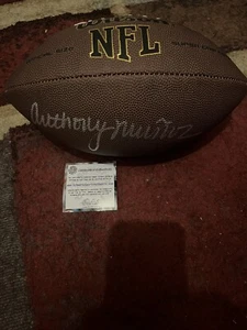 Anthony Munoz Signed Wilson Super Grip Full Size NFL Football - Picture 1 of 4