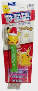 POKEMON~Christmas Pez Dispenser~Winking Pikachu [ Holiday Backer Card]  2025 - Picture 1 of 1