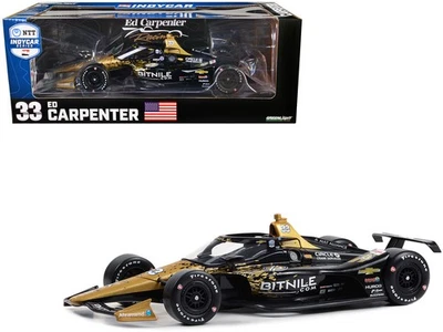 Dallara IndyCar #33 Ed Carpenter Bitnile 1/18 Diecast Model Car Greenlight 2023 Foto 1 de 2