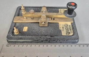 Dulci Straight Morse Code Key Manufactured By The Dulci Co Ltd In The UK - Photo 1/5