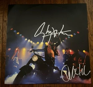 Inserto LP autografato firmato Judas Priest Glenn Tipton & Ian Hill BAS garantito - Foto 1 di 1
