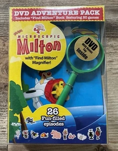 NEW HTF! The Adventures of Microscopic Milton DVD, Book & Magnifier! SEALED DVD! - Picture 1 of 6