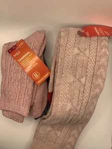 M&S Damen Socken Paket x5 Paar Thermo 3x Knöchel 2x Kniehoch Portofrei - Bild 1 von 12
