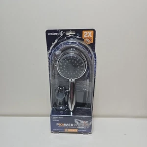 Waterpik 6 Spray Single Wall Mount Low Flow Handheld Adjustable Shower Head (DD) - Picture 1 of 7