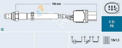 Sonda lambda 75130 FAE per VW BEETLE BEETLE Cabriolet - Immagine 1 di 4