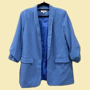 feather and noise blue blazer size 14 - Picture 1 of 6