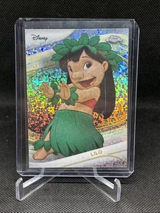 2025 Topps Chrome Disney LILO MINI DIAMOND REFRACTOR Mega Exclusive #199 - Picture 1 of 2