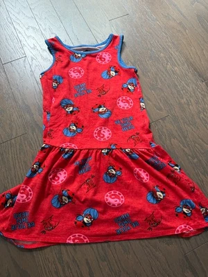 VESTIDO ROJO ZAG MIRACULOUS LADYBUG SUPER HERO NIÑAS TALLA 7/8 niñas  Foto 1 de 4