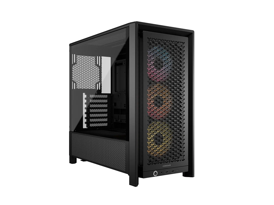 Corsair FRAME 4000D RS ARGB Black Steel / Tempered Glass ATX Mid Tower Computer - Image 1 of 4