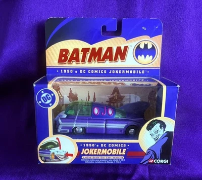CORGI CLASSICS BATMAN JOKERMOBILE 1950'S DC COMICS CAR MODEL 77304 1:43 - Image 1 of 4