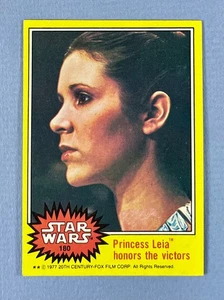 1977 Topps Star Wars Yellow Series 3 - Princess Leia honors the victors #180 - Picture 1 of 2