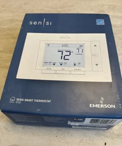 Emerson Sensi Smart Programmable Thermostat - White (ST55) Open box - Picture 1 of 9