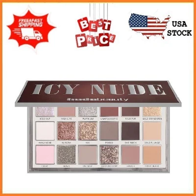 Paleta de sombras de ojos HUDA BEAUTY Icy Nude - Kit de maquillaje tonos geniales Foto 1 de 4