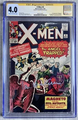 X-Men #5 CGC 4.0 SS (Marvel Comics 1964) Ian McKellen Signed - 3rd Magneto - Image 1 of 4