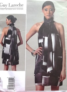 Vestido Vogue Paris Original Guy Laroche Sin Mangas Patrón 1240 Talla 4-10, 12-18 - Imagen 1 de 5