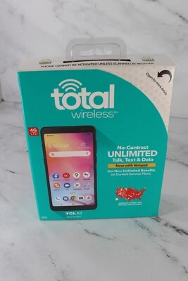 Total Wireless Blu View 2 4G LTE Prepaid Smartphone Black 32GB, NEW - Image 1 of 4