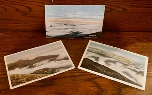 White Mountains NH 3 Un-mailed Color Postcards: Presidential Summits, Clouds - Picture 1 of 8