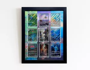 Ridanco 9 Raw Extended Art Print Pokemon 151 Starter Evo Line Raw Card Frame - Afbeelding 1 van 6