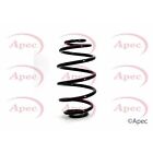 2x Coil Springs (Pair Set) fits OPEL ASTRA H 1.9D Rear 04 to 10 Suspension Apec