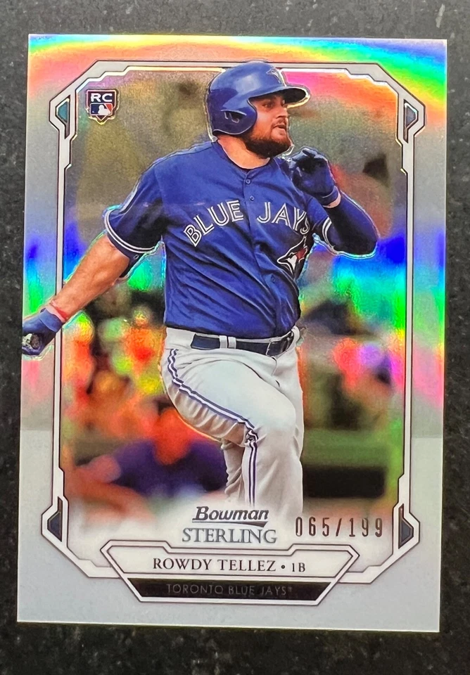 2019 Bowman Sterling Rookies Refractor Rowdy Tellez #62 65/199 - Image 1 of 2