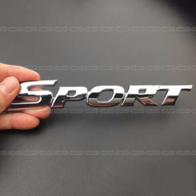 3D SPORT Logo Emblema Guardabarros Coche Insignia Adhesivo Metal Calcomanía Accesorios Foto 1 de 4