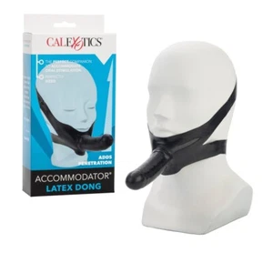 Cal Exotics Accommodator Latex Dong Dildo Cock Oral Sex Accessory Strap-on Sex - Picture 1 of 6