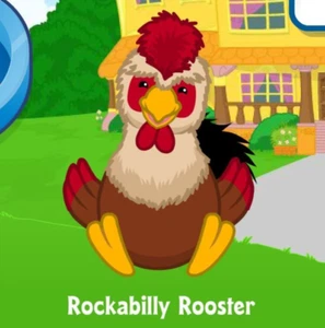 Webkinz Classic Rockabilly Rooster Pet Code Only - Foto 1 di 1