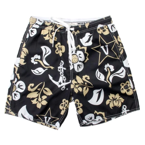 Men's Vanderbilt University Vandy Swim Trunks Floral Swim Shorts Cover