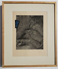 MINNA CITRON Hand Signed ORIGINAL Mixed Media Etching Pastel Collage "15/35" 