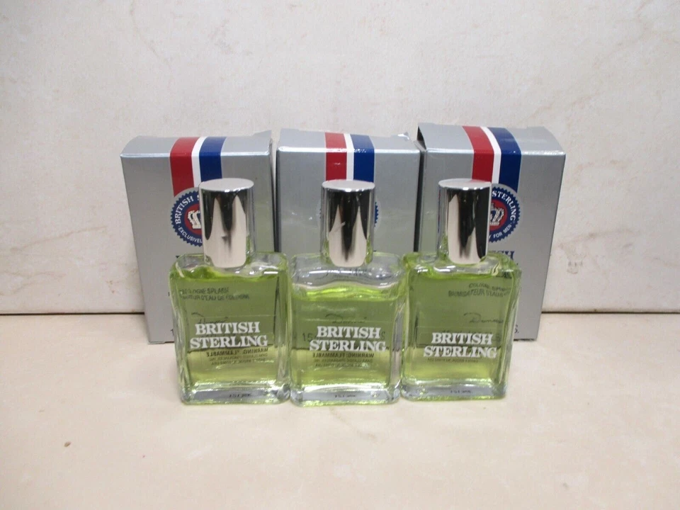 DANA FRAGANCIAS BRITISH STERLING COLONIA SPLASH 0,5 OZ EN CAJA (LOTE DE 3) Foto 1 de 1