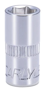 Carlyle Tools by NAPA S14008M 1/4" Drive 6 Pt. Socket 8mm