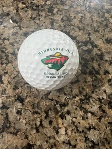 LOGO GOLF BALL-ORIGINAL 2005 NHL MINNESOTA WILD BROADCASTING DEPARTMENT-PROV‼️ - Picture 1 of 1