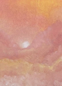 ACEO Original Oil Painting, Landscape Abstract Art, Emmer Plaxe, ATC Nature View - Picture 1 of 1