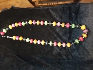 27" Unmarked Beaded Costume Necklace - Picture 1 of 3