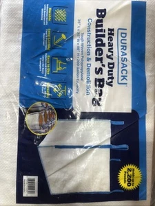(1 paquete) Bolsa de basura Durasack de construcción y demolición de alta resistencia a granel - Imagen 1 de 1