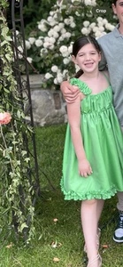 Mi Mi Sol dress girls kids mini bubble sz 10 runs small short babydoll ruffle - Picture 1 of 11