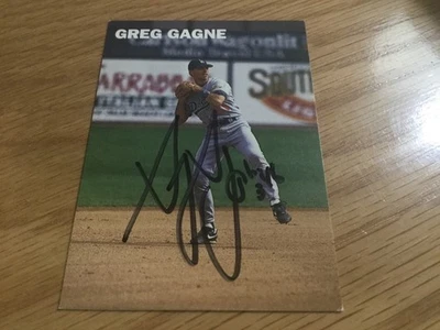 Cartão de beisebol autografado por Greg Gagne Minnesota Twins sem número de cartão - Imagem 1 de 2