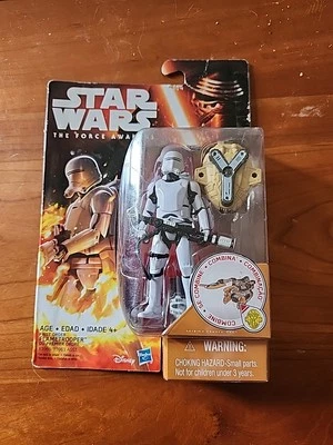 Star Wars The Force Awakens First Order Flametrooper Disney Hasbro 3.75" - Image 1 of 4