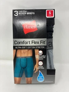 Paquete de 3 calzoncillos elásticos ultra suaves cómodos de ajuste flexible Hanes para hombre, disponibles en - Imagen 1 de 3