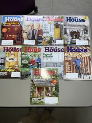 THIS OLD HOUSE Magazine Lot of 9 Nov/Dec 2016 - Jan-Dec 2017 Complete Issues Foto 1 de 4