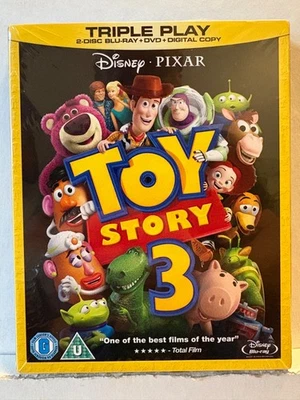 Disney's Toy Story 3 With Tom Hanks 2010 4 Disc Blu-Ray & DVD U New Sealed 682G - Image 1 of 3