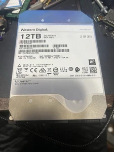 Western Digital Ultrastar 12TB SATA Hard Drive 3.5" WD DCHC520 Good Health - Afbeelding 1 van 6