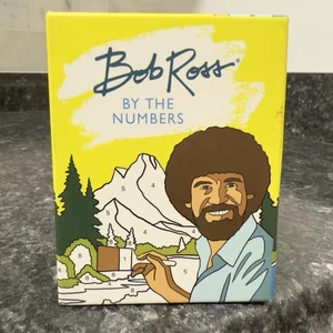 NEU Bob Ross By The Numbers Mini Malset mit Leinwand, Farbe, Pinsel, Staffelei versiegelt - Bild 1 von 6