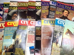 Lot of 17 CIVIL WAR TIMES ILLUSTRATED Military Magazines 1991-1996 + 1965 - Imagen 1 de 10