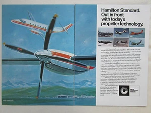 5/1980 PUB HAMILTON STANDARD EMBRAER EMB-120 14RF PROPELLER ORIGINAL AD - Imagen 1 de 1