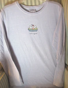NWT! CLASSIC LIFE IS GOOD GIRLS L/S TEE "BANANA SPLIT " (L- 12)...GREAT GIFT - Picture 1 of 3