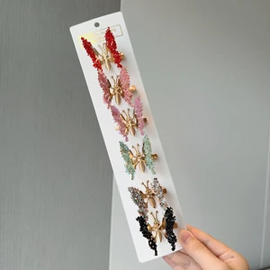 6PCS Elegant Tassel Butterfly Hairpin Female Retro Accessories Trembling Side Cl - Picture 1 of 14