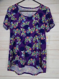 Lularoe Women's Classic T Purple Top Size Small NWT - Picture 1 of 3