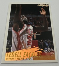 1994-95 Fleer Miami Heat Basketball Card #310 Ledell Eackles